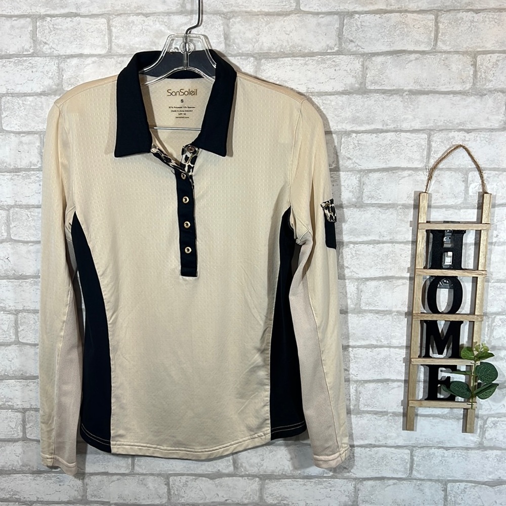 San Soleil upf 50 long sleeve top size Small